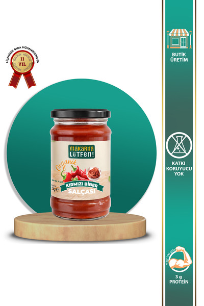 Genel Markalar Organik Kırmızı Biber Salçası (300 g)