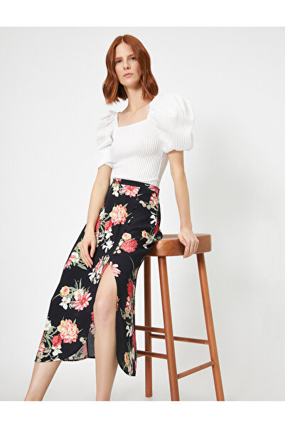 Koton Φούστα μίντι με σχέδιο άνοιγμα