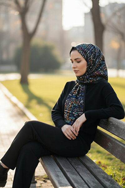 Onur Shawl - Women's Ethnic Pattern Cotton Voile Shawl Lightweight Hard Fabric