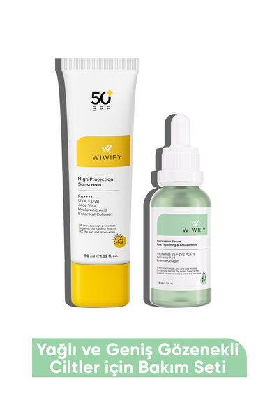 WIWIFY Yağlı Ve Geniş Gözenekli Ciltler Için
