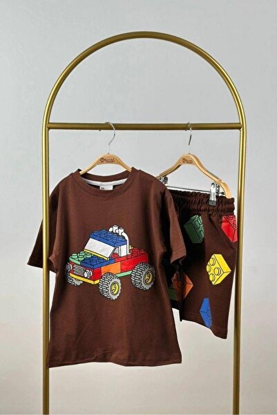 Booni Jooni Комплект къси панталони с печат на гърба Lego