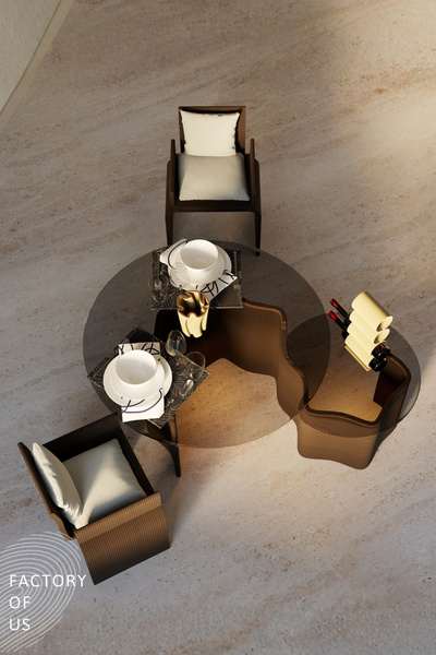 Factory Of Us Terral Masa / Sehpa Cam Temperli