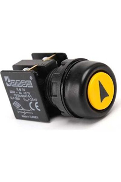 EMAS Kb14Rso Kb Series Plastic 1No+1Nc Spring Loaded Waterproof Yellow (Arrow...