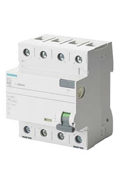 Siemens 5SV3345-6 A Tipi Trifaze Kaçak Akım Rölesi 30mA 125A 400V 3 Faz+N