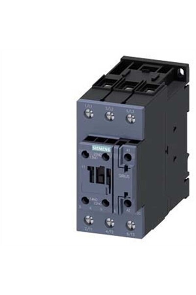 Siemens Sirius Kontaktör 3RT2036-1NB30 22kW 51A 20-33VAC/DC 1NO+1NC Vida Bağl...