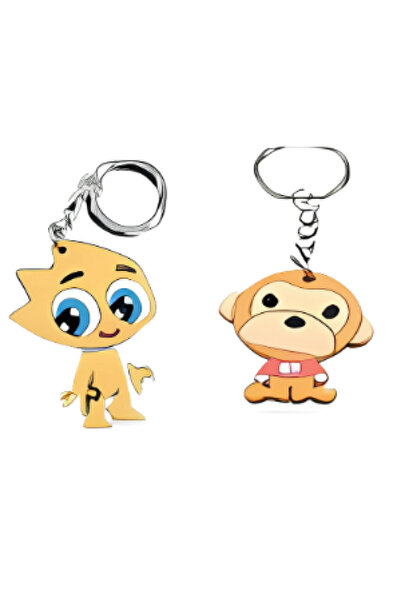 TECİMM ÇİPLİ ANAHTARLIK MAYMUN/KEDİ