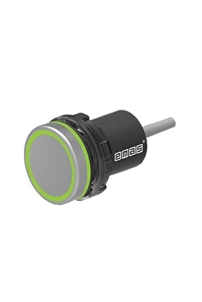 EMAS SCB22MP1PSX Plastik Anlık PNP-NO Dokunmatik M12 Konnektör 22mm Kapasitif Buton