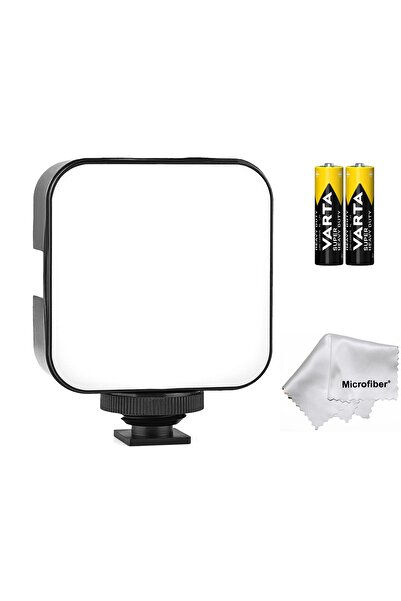 AZT Puluz PU529B Mini Video 64 LED Light Sürekli 6500K Işık Vlog Ürün Youtube...