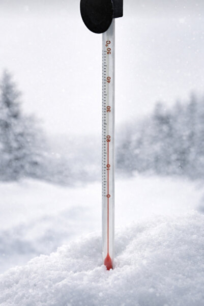 ATLANTİK Hassas Cam Termometre Vantuzlu Akvaryum Derecesi