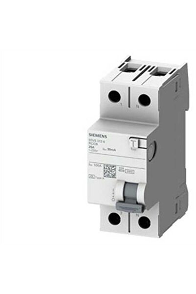 Siemens 5SV5612-6 A Tipi Monofaze Kaçak Akım Rölesi 300mA 25A 230V 1 Faz+N
