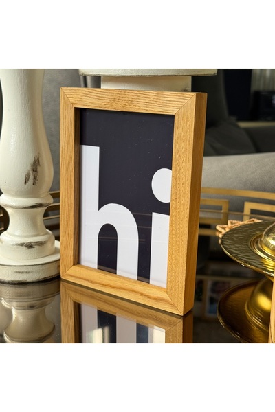 shop El İşçiliği Meşe Ahşap Çerçeve – Doğal, Dayanıklı ve Yerli Üretim