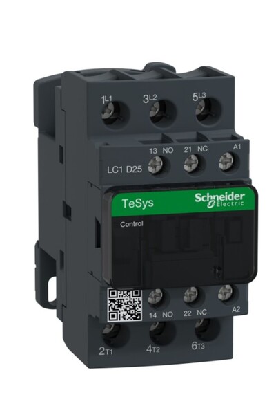 Schneider Electric Schneider LC1D25E7 TeSys D 25 A 11 kW 48V AC Kontaktör 3 K...