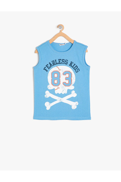 Koton قميص داخلي مطبوع برقبة دائرية