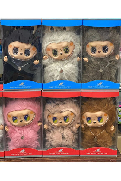 Wearfitpro Labubu The Monsters ZİMOMO Yeni Model Büyük Boy 36cm Peluş Oyuncak...