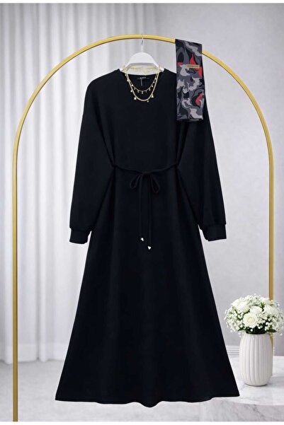 MODA VEDAT ROCHIE PLATĂ CU CORDOANĂ PENTRU FEMEI -350 NEGRU