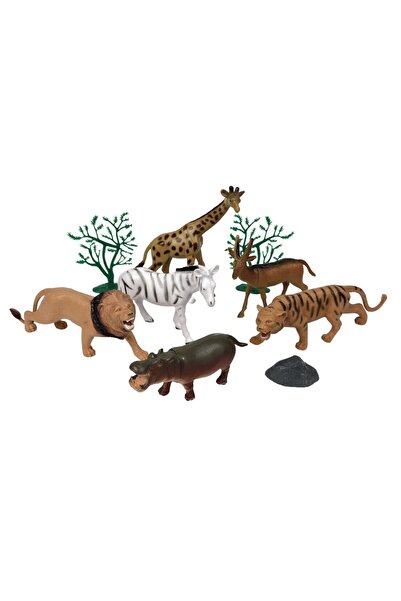 Vardem Oyuncak Vahşi Hayvan Seti 13 Cm 6 Adet