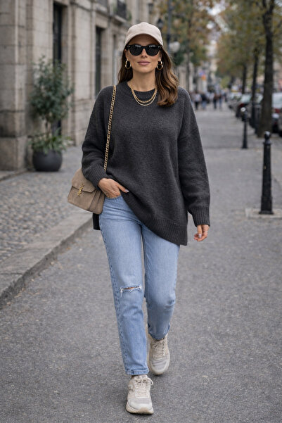 OYERGA MODA Women's Oversize Sweater