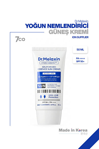 Dr.Melaxin Hydro Ceramic Yoğun Nemlendirici Essence Güneş Kremi SPF50+ PA++++...