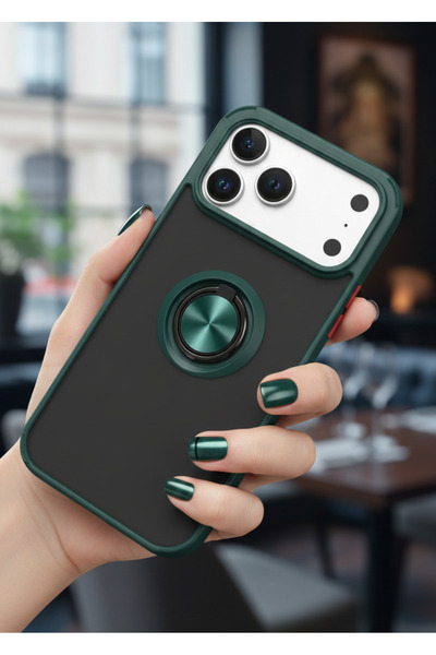 Hatreds Apple iPhone 17 Pro İçin Kamera Korumalı Yüzüklü Kılıf - Leke Tutmaz ...