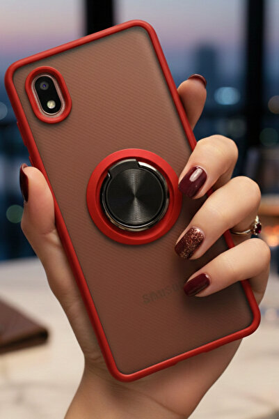 Hatreds حافظة لهاتف سامسونج جالاكسي A01 كور مع حلقة حماية للكاميرا - مقاومة ل...