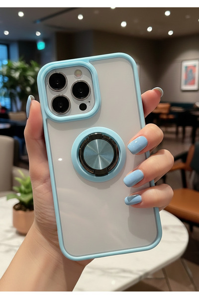 Hatreds حافظة لهاتف iPhone 15 Pro Max مع حلقة لحماية الكاميرا - مقاومة للبقع ...