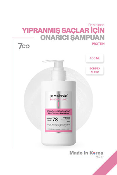 Dr.Melaxin Proteinli Onarıcı Saç Bakım Şampuanı –Aşırı Yıpranmış Saçlar için Onarıcı & Güçlendirici Bakım 400ml