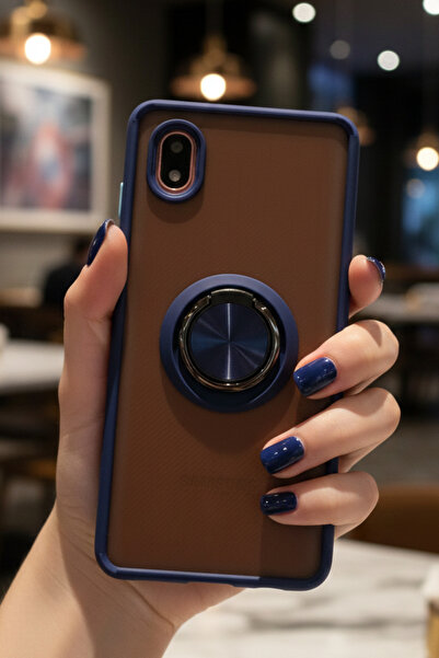 Hatreds حافظة لهاتف سامسونج جالاكسي A01 كور مع حلقة حماية للكاميرا - مقاومة ل...