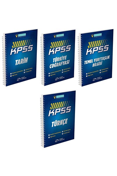 Murat Yayınları Murat KPSS Tarih + Coğrafya + Vatandaşlık + Türkçe Defteri 4 ...