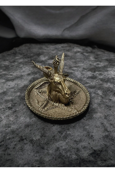 Rakun Home Sabbat Keçisi Baphomet Figürlü Geri Akış Tütsülüğü