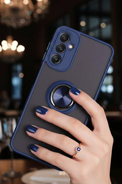 Hatreds Samsung Galaxy A14 4G İçin Kamera Korumalı Yüzüklü Kılıf - Leke Tutma...