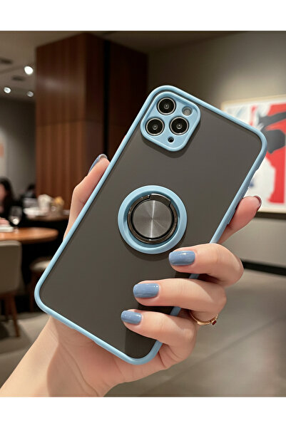 Hatreds حافظة لهاتف iPhone 11 Pro مع حلقة لحماية الكاميرا - مقاومة للبقع وتشك...