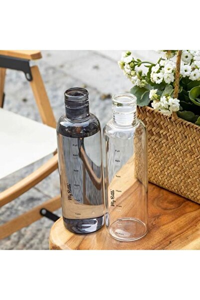 Comprox زجاجة مياه زجاجية صحية سعة 700 مل، زجاجة مياه تحفيزية مانعة للتسرب، زجاجة مياه من زجاج البوروسيليكات