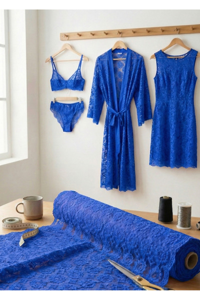 kumaş sarayı Yüksek Kaliteli Dantel Kumaş – Elbiselik, Abiyelik, Dekoratif Ta...