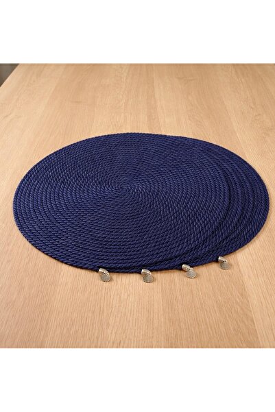 Naspar 4 Adet 32cm Lacivert Supla Takımı / Amerikan Servis Dikişli, Sökülmez