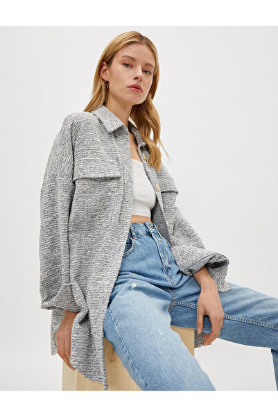 Koton Γυναικείο πουκάμισο μπουφάν