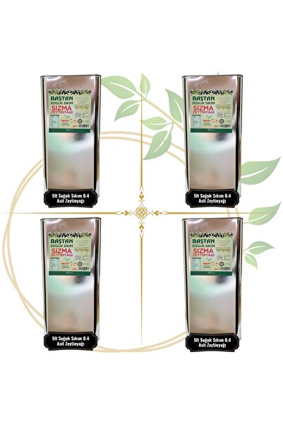 Baştan Yöresel Naturel Soğuk Sıkım 0.4 Asit Zeytinyağı 20litre (TANITIM IÇİN)