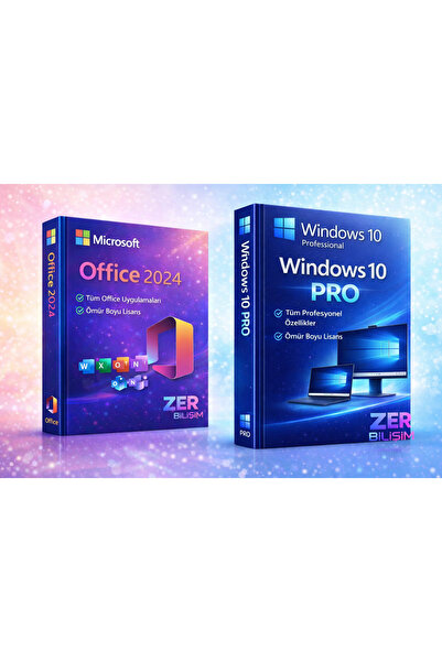 MICROSOFT Office 2024 + Windows 10 Professional Key [Anahtar]