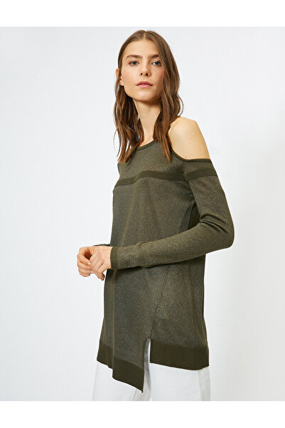 Koton Γυναικείο Πουλόβερ Ανθρακί 8YAK94767OT