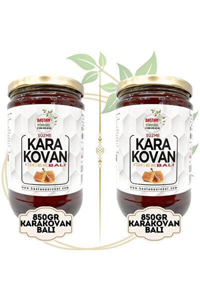 Baştan Yöresel 2 adet 850gram Ödemiş Karakovan Balı