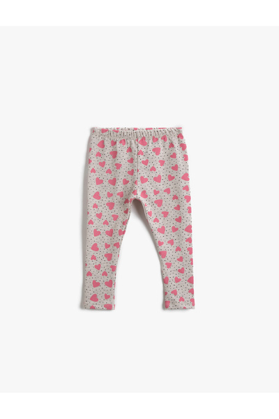 Koton Heart Printed Leggings