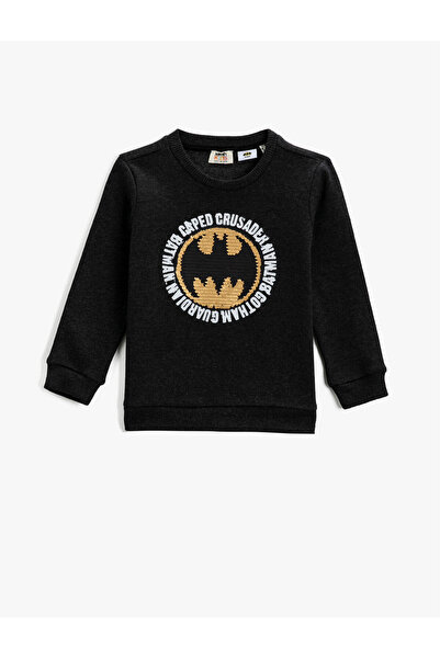 Koton Swea tricou cu licență Batman, cu imprimeu bumbac cu paiete