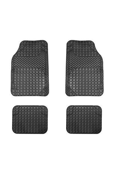 Mercaton Set covorase auto textile universale 64 x 44 cm | 44 x 29 cm negru a...