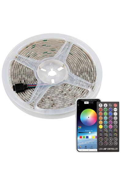 Mercaton Banda LED Mercaton, Smart, IP65, 36W, Bluetooth, Control din Aplicatie sau IR Remote, 5 Metri