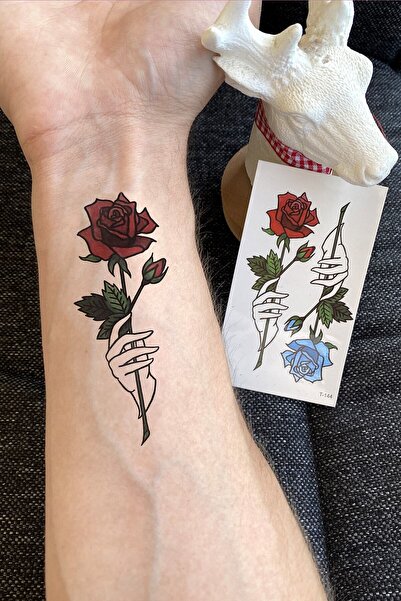BiWini Gül Geçici Dövme Tattoo