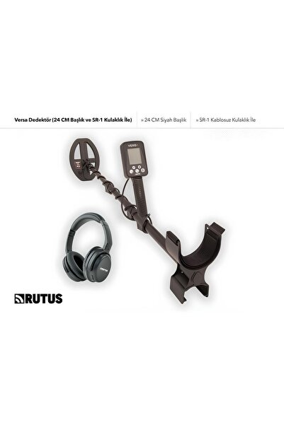 Versa Dedektör (SR-1 Kablosuz Kulaklık ve 24CM DD Başlık İle)