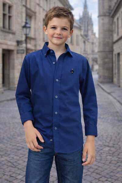 Louis Kids %100 Cotton Oxford Erkek Çocuk Gömlek