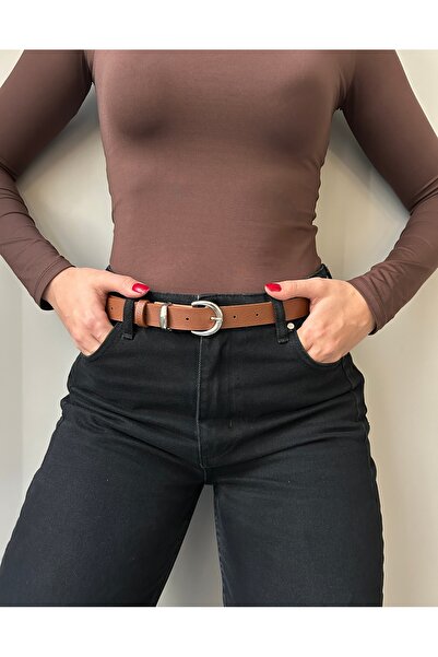 LİA KEMER حزام نسائي فضي اللون مع مشبك، حزام خصر، حزام للسترة، حزام للملابس، ...