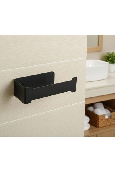 ardini Laser Self-Adhesive Toilet Paper Holder Matte Black