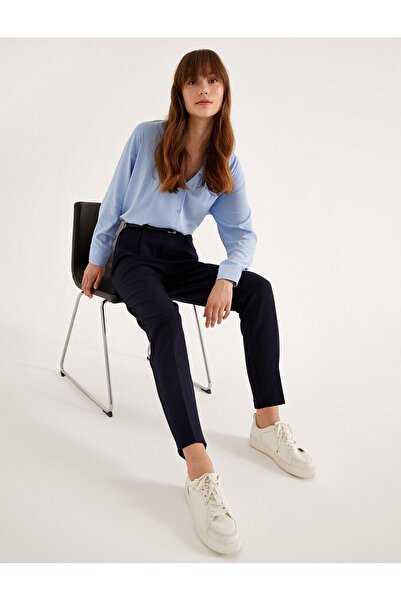 Koton Морквяні штани з високою талією на поясі