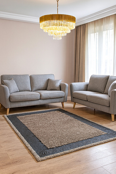 HALI SARAY CONCEPT saray simli peluş tüylü toz tüy yapmayan yumuşacık peluş halı